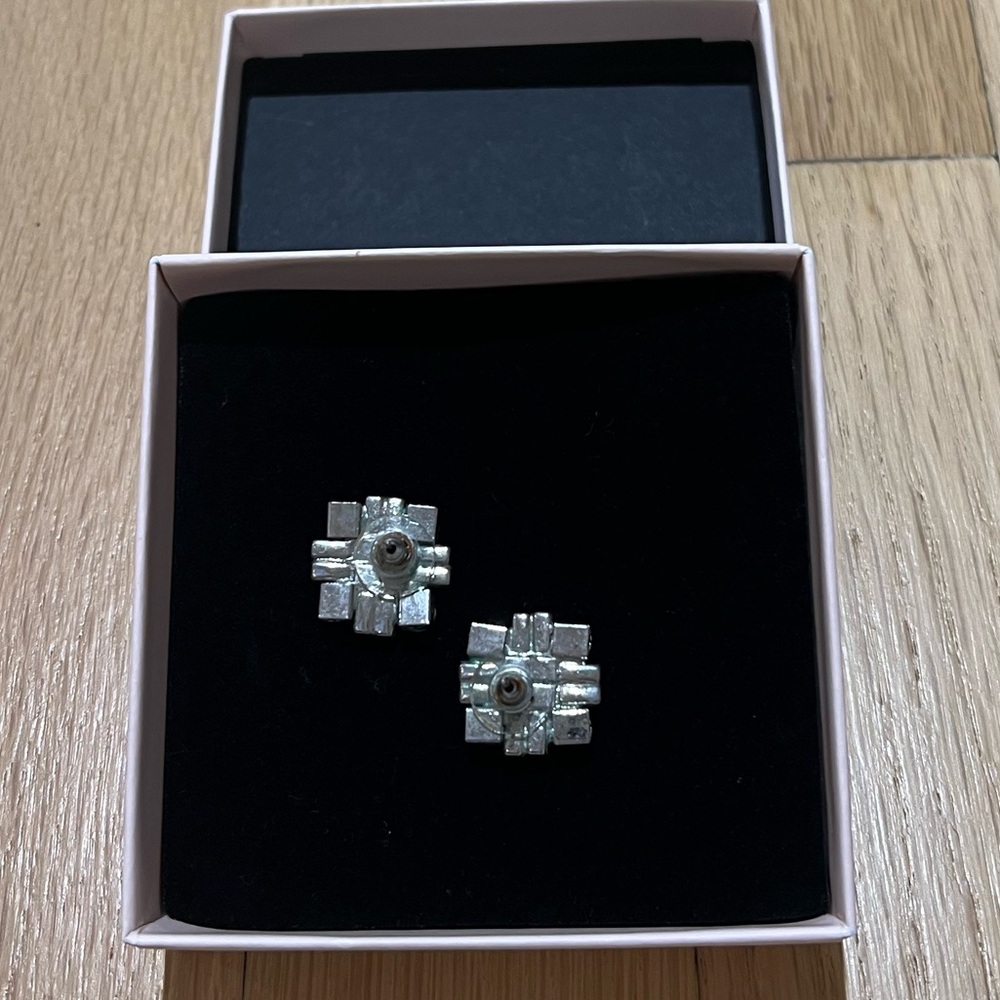 Stella + Ruby Statement Crystal Stud Earrings - image 5